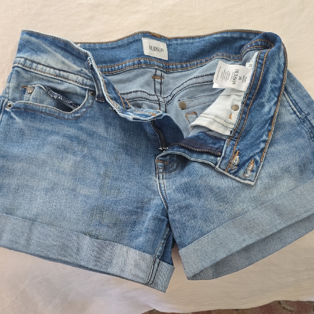 Hudson Jeans Women's Light Blue Jean Shorts